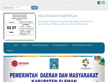 Tablet Screenshot of ngemplakkec.slemankab.go.id